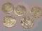 5 X PÓŁTORAK 1623, 1624, 1622, Ag /220/