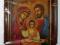 OBRAZ W DREWNIANEJ RAMIE ŚWIĘTA RODZINA IKONA