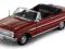 SUN STAR 1963 FORD FALCON CONVERT. DARK RED 1:18