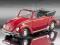 REVELL VOLKSWAGEN 1302 LS CABRIOLET 1971 RED 1:18
