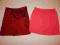 DWIE SPÓDNICZKI ROZM 134 CM