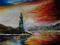obraz: LATARNIA rozm. 100cm x 80cm