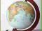 Globus 25 cm polityczno-fizyczny drewno podświetla