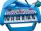 PIANINKO FORTEPIAN DLA DZIECI MIKROFON HIT