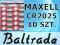 Bateria litowa MAXELL CR2025 CR DL 2025 - 10 sztuk