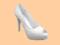 Klasyczne buty ślubne białe-KolekcjaBUTDAM r.38