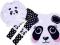 BREEZE GIRLS komplet biel/granat PANDA r.110 N749A