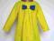 Tunika żółta z chabrową kokardką 116
