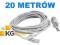 Kabel sieciowy 20 metrów LAN ETHERNET RJ45 CAT5E