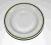 Talerz porcelana lubiana zielone linie 24 cm