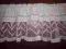 BIAŁA  Firana ,ze Wst.Szydełk.szer 1.30cm