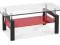 ŁAWA SZKLANA LISA II BLACK RED  ŁAWY SALON STOLIK