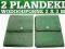 Plandeka plandeki 1,8 x 2,8 m 2 szt. zielona