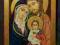 ŚWIĘTA RODZINA oryg. ślub,rocznica - IKONA PISANA