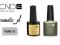 ZESTAW CND SHELLAC TOP COAT + STEEL GAZE !!!