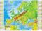 Podkład na biurko Mapa Europa Fizyczna Derform