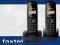 PANASONIC KX TG 1612 PDH DECT 2 SŁUCHAWKI CZARNY