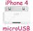 Przejściówka adapter iPhone4 - microUSB mikro USB