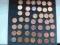 ZESTAW 46 SZT.MONET 1 CENT ONE 1963-2010 R.