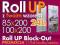 ROLL UP BLOCKOUT Rollup Stojak Reklamowy Stand 24h