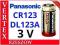 BATERIA LITOWA 3V Panasonic CR123 A DL123 EL123AP