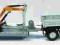 MERCEDES-BENZ UNIMOG BUDOWLANE WELLY 1:43 DIE CAST