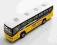 A3486 - 2 Autobus metalowy światła dźwięki żółty