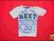 317-30 ...NEXT... TSHIRT WHITE SYGNOWANY r.80-86