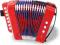 AKORDEON DZIECIĘCY CZERWONY