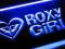 Reklama Neon ROXY GIRL szyld prezenter led