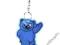 Brelok odblaskowy Miś niebieski R73245.04