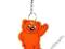 Brelok odblaskowy Miś pomarańczowy R73245.15