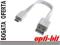 Sandberg Kabel USB - MicroUSB - płaski 0.15m