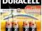 BATERIE DURACELL AA LR6 4SZT PALUSZKI !!