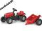 Rolly Toys 012305 traktor na pedały z przyczepą