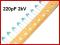 220pF 2kV Kondensator Ceramiczny [10szt] #X15D2