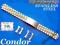 BRANSOLETA CONDOR BIKOLOR do zegarka 18mm, 20mm