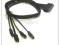 Kabel SAS SFF-8484 - 4x SATA 0,5M