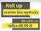 Roll Up 85x200 zestaw bez wydruku EKSPRES w 24h