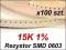 15K _ 1% SMD 0603 _ Rezystor [100sztuk] #D103