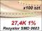 27,4K _ 1% SMD 0603 _ Rezystor [100sztuk] #D105