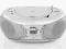 Radioodtwarzacz CD MP3 BUSH Radio BOOMBOX srebrny