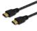 Kabel HDMI CL-37 SAVIO 1m, czarny, zlote koncowki,