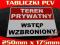 TABLICZKA TEREN PRYWATNY WSTĘP WZBRONIONY tablica