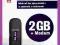 Modem HUAWEI E3131 + Internet Play 2GB LTE FV23%