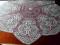 Piękny koronkowy obrus - ręczna robota - jak nowy
