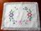 Oryginalna serwetka w stylu retro - ręczny haft