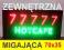 77777 HOTCAFE - Reklama LED zewn. miga + PILOT.