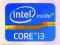 Naklejka Intel CORE i3 Oryginalna. (lp.19)