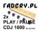 [fadery.pl] 2x PLAY/PAUSE/CUE PIONEER CDJ 1000